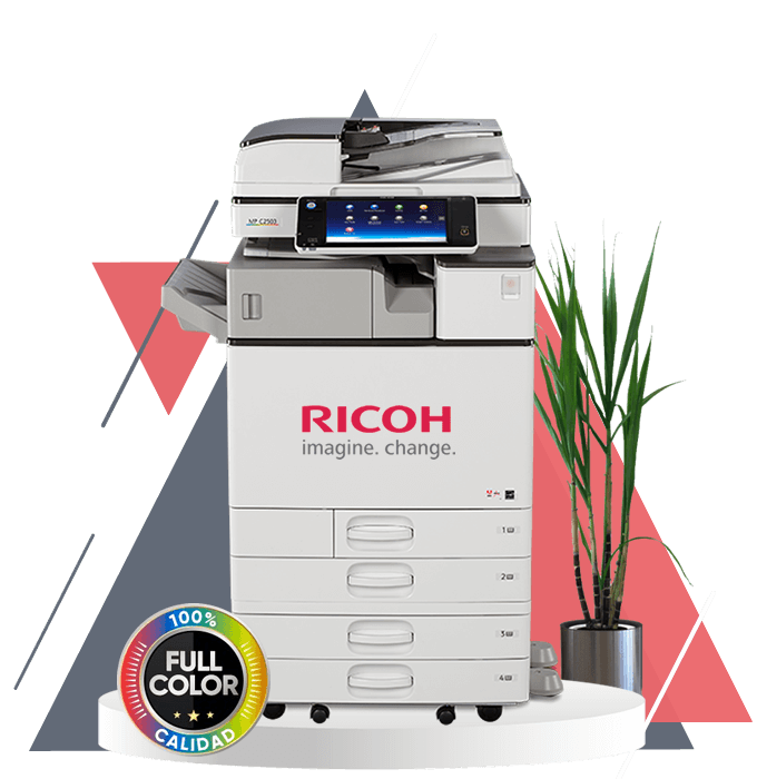 Alquiler fotocopiadora marca RICOH full color